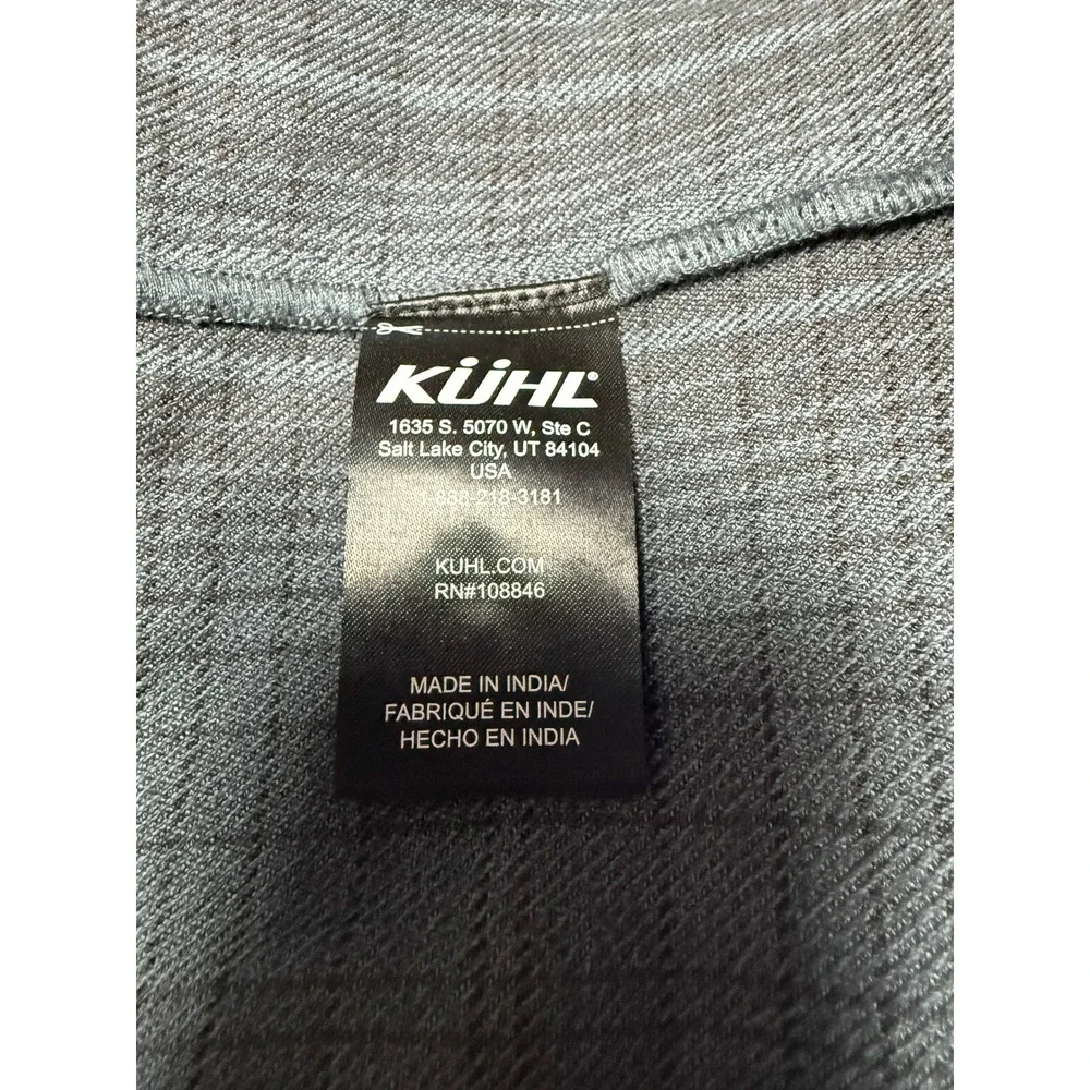 KÜHL Men's Deviatr Shirt Jac Medium Overcast Plaid NWT Button Up Jacket
